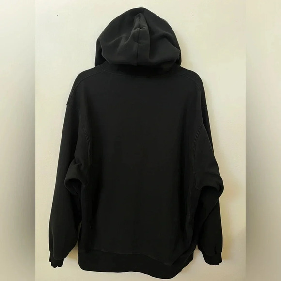 MNML Black Paint Splatter size L Unique Streetwear Artist Hoodie Thick Quality - Picture 7 of 7